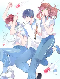 影视动画漫改剧《纸页上的夏天》海报